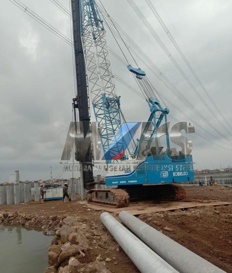 Pemasangan Tiang Pancang - Tol Semarang Demak | Projects | PT Mutiara ...